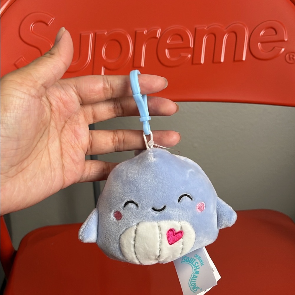 Squishmallow Kellytoy Samir Valentines Day Clip